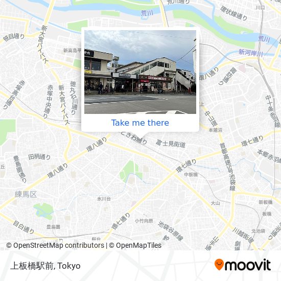 上板橋駅前 map