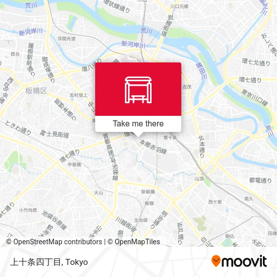 上十条四丁目 map