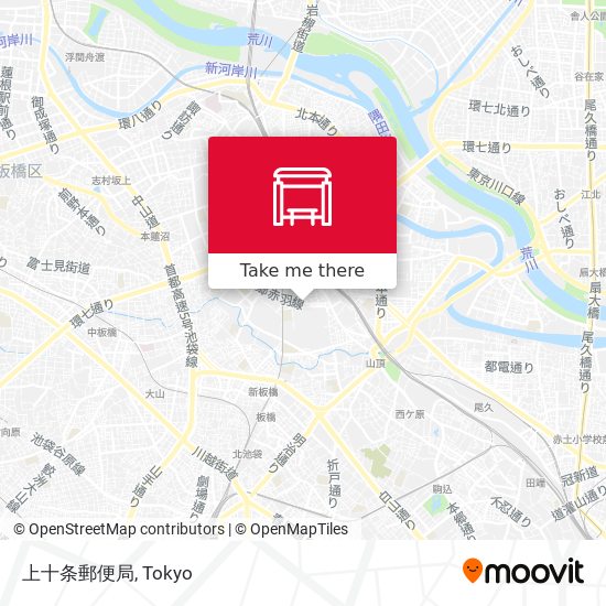 上十条郵便局 map