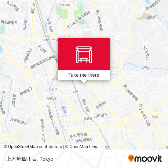 上木崎四丁目 map