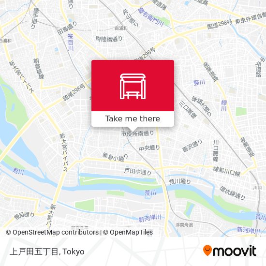 上戸田五丁目 map