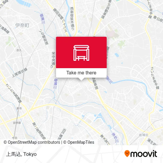 上馬込 map