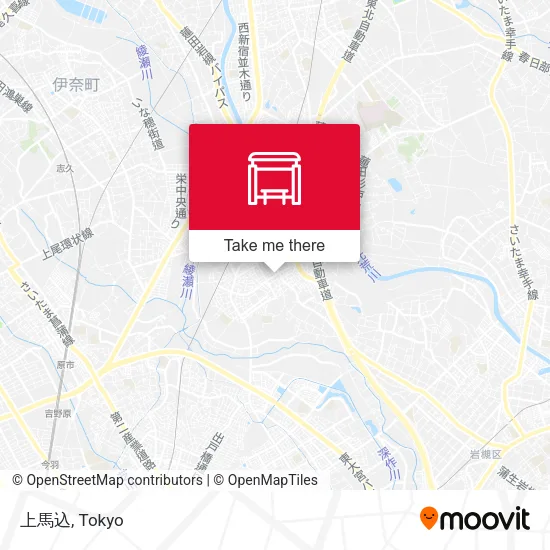 上馬込 map