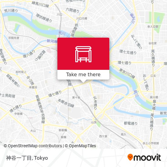 神谷一丁目 map