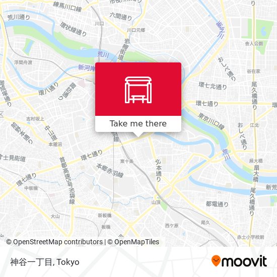 神谷一丁目 map
