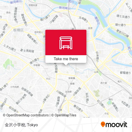 金沢小学校 map