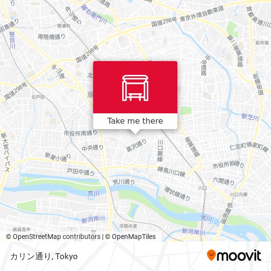 カリン通り map
