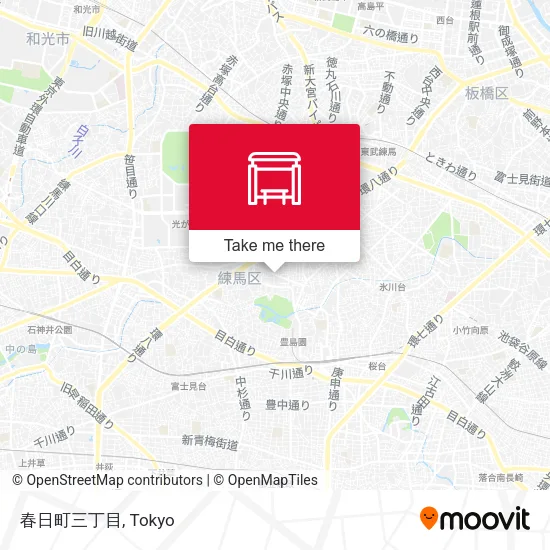 Kasugacho 3-chome map