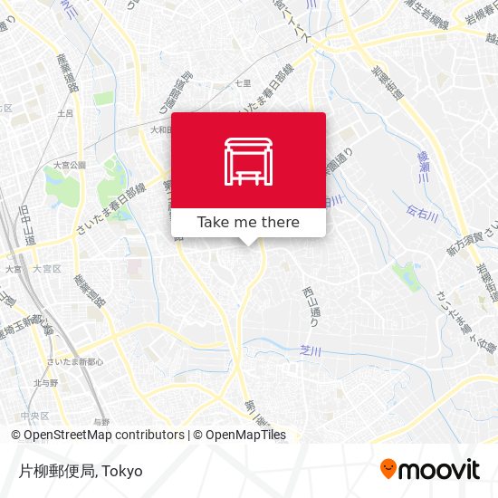 片柳郵便局 map