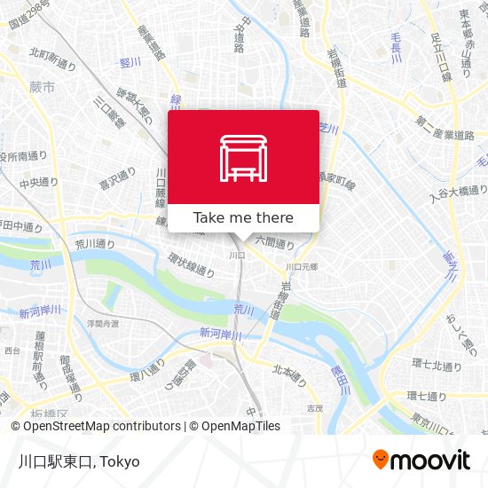 川口駅東口 map