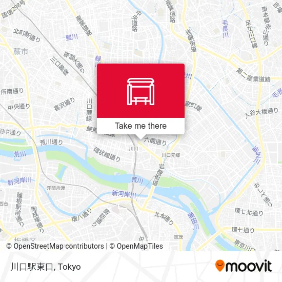 川口駅東口 map