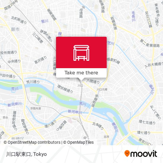 川口駅東口 map