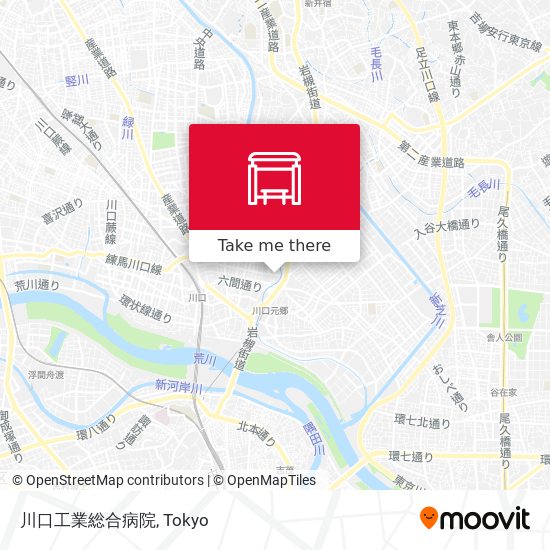 川口工業総合病院 map