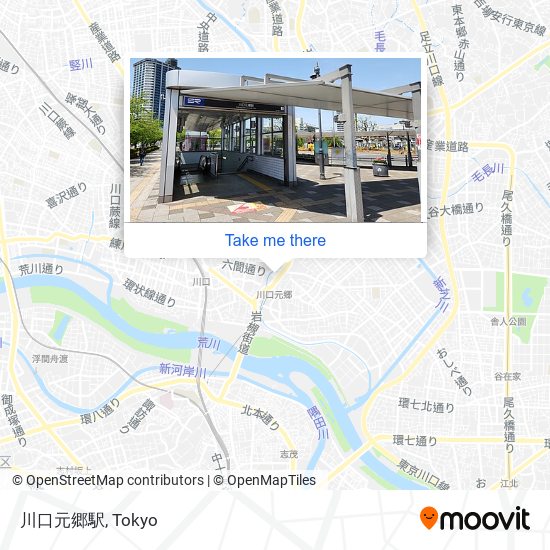 川口元郷駅 map