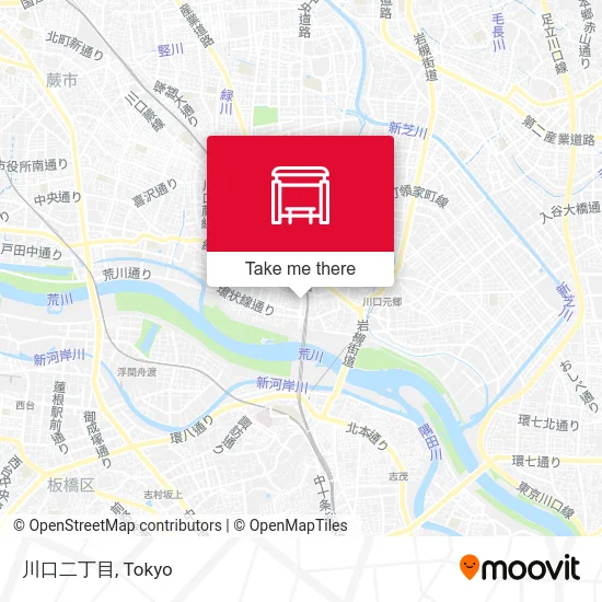 Kawaguchi 2-chome map