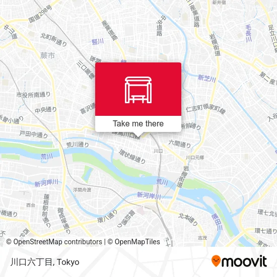 川口六丁目 map