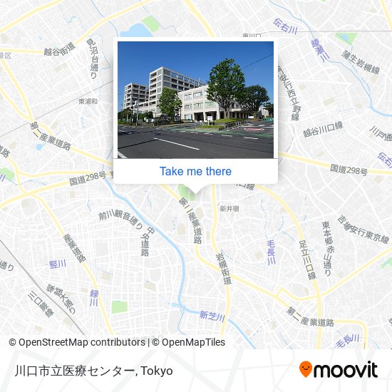 川口市立医療センター map