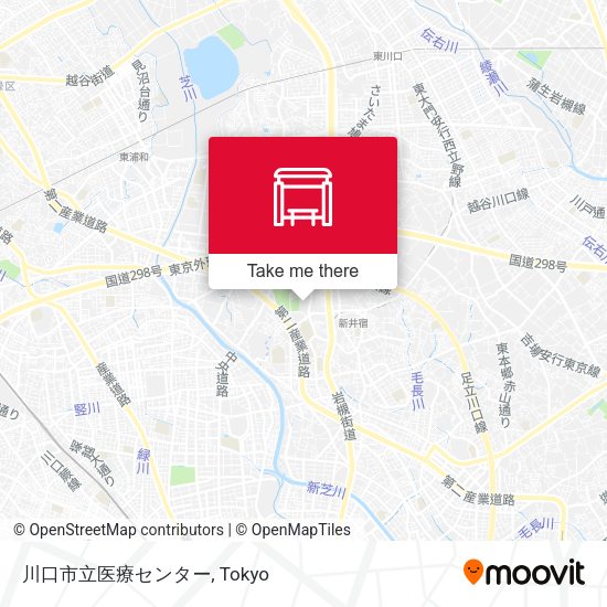 川口市立医療センター map