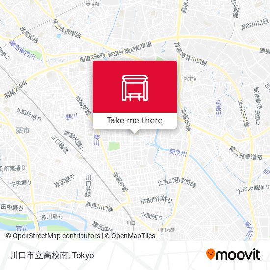 川口市立高校南 map