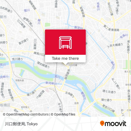 川口郵便局 map