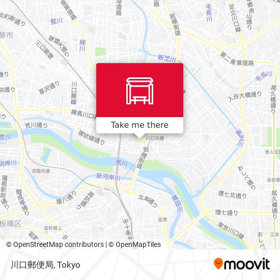 川口郵便局 map