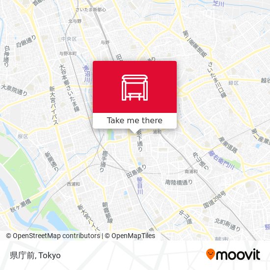 県庁前 map