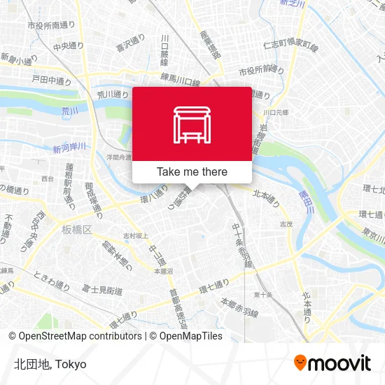 北団地 map