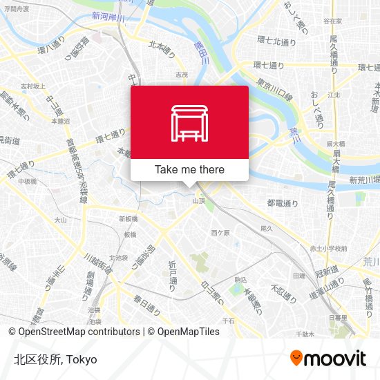 北区役所 map