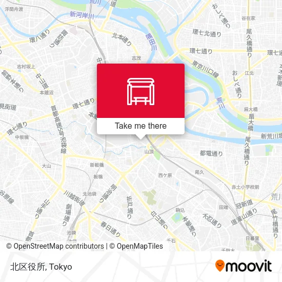 北区役所 map