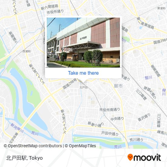北戸田駅 map