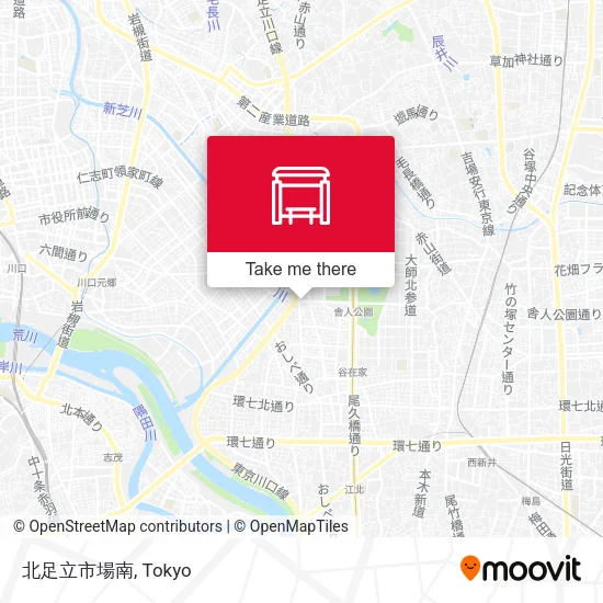 北足立市場南 map