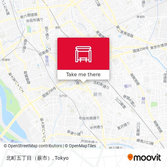 北町五丁目（蕨市） map