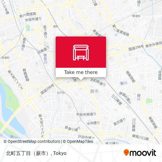 北町五丁目（蕨市） map