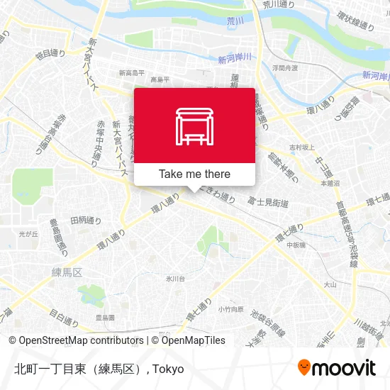 北町一丁目東（練馬区） map