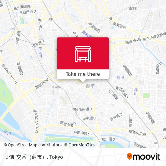 北町交番（蕨市） map