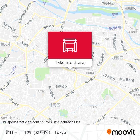 北町三丁目西（練馬区） map