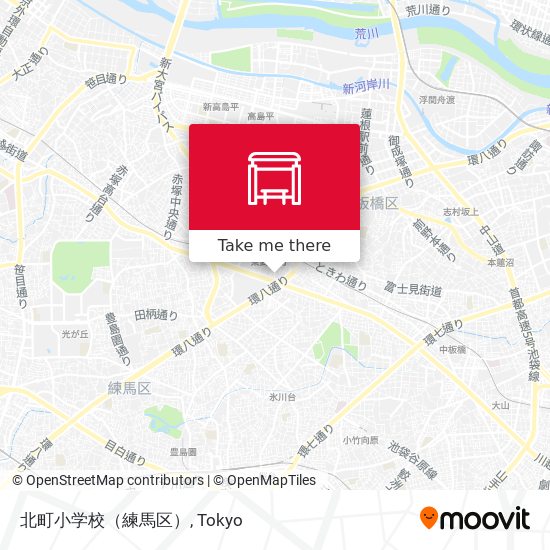 北町小学校（練馬区） map