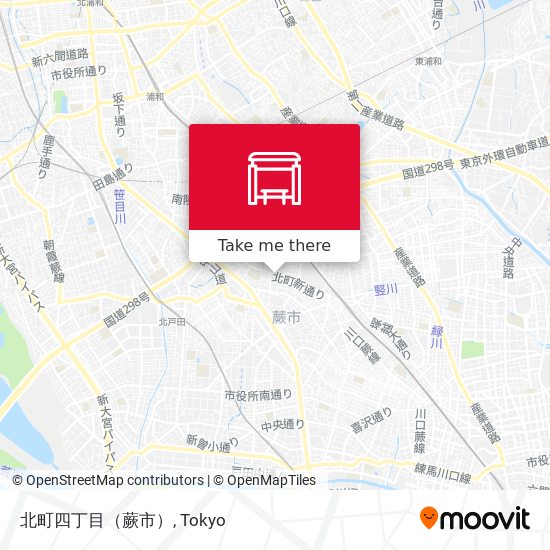 北町四丁目（蕨市） map