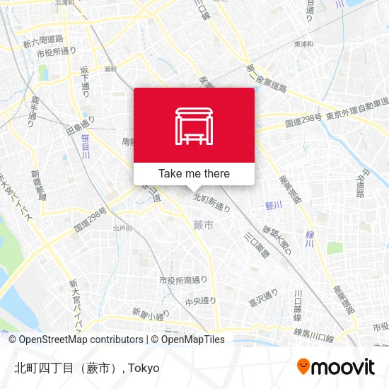 北町四丁目（蕨市） map