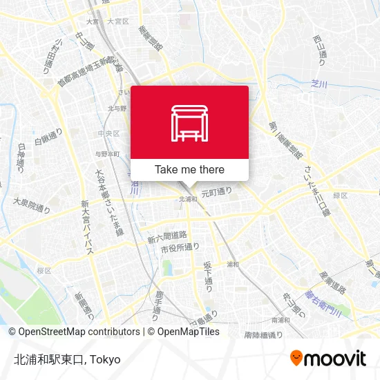 北浦和駅東口 map
