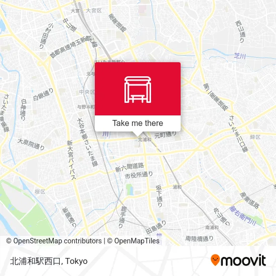 北浦和駅西口 map