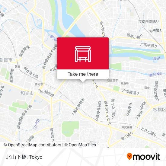 北山下橋 map