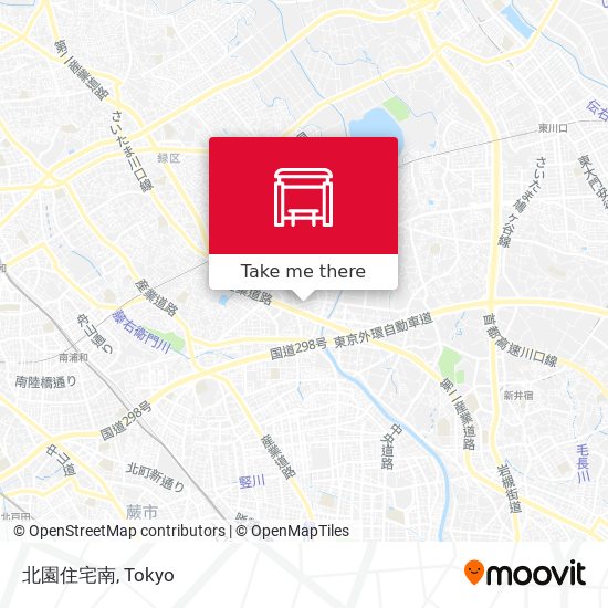 北園住宅南 map