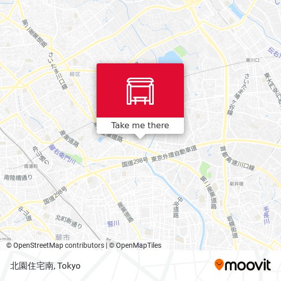 北園住宅南 map