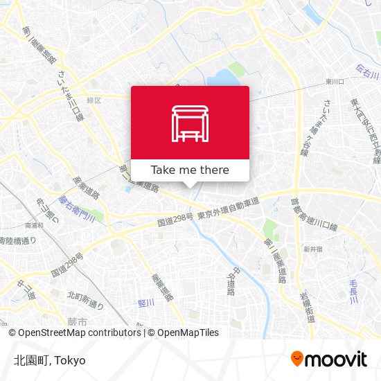 北園町 map