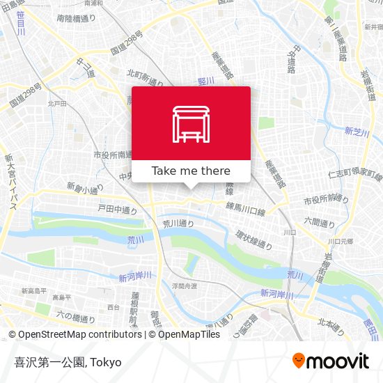 喜沢第一公園 map