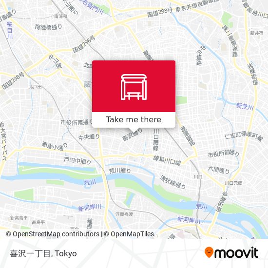 喜沢一丁目 map