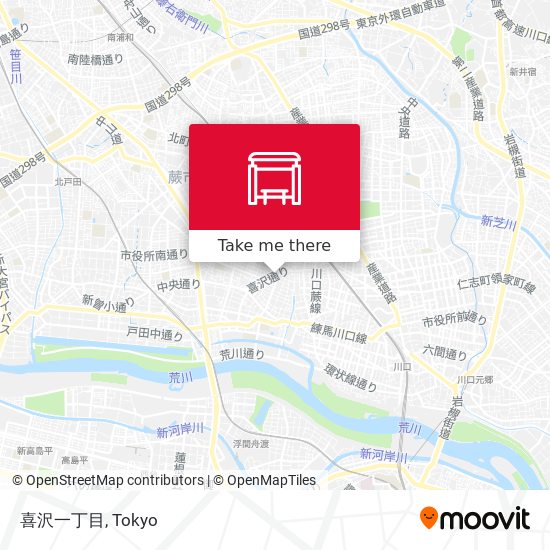 喜沢一丁目 map