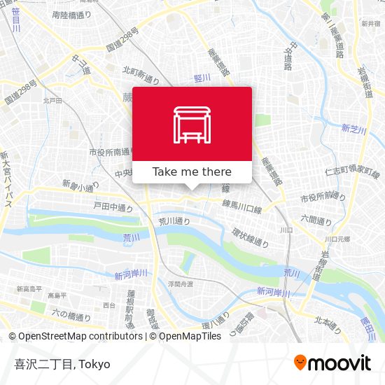 喜沢二丁目 map