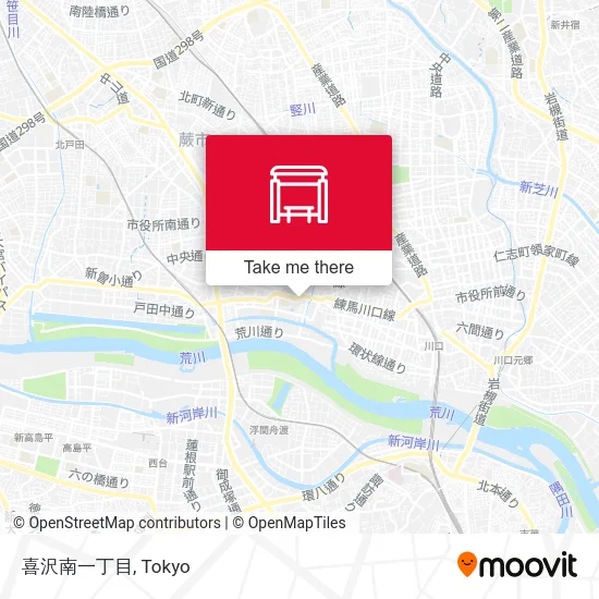 喜沢南一丁目 map